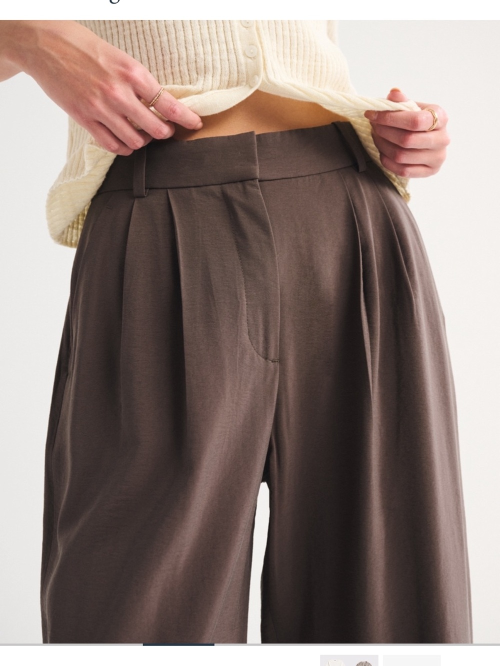 Abercrombie Sloan pants in crepe - Picture 2 of 5